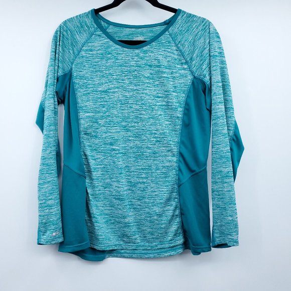 Danskin Now Tops - Danskin Athletic Raglan Fitted Tops, L